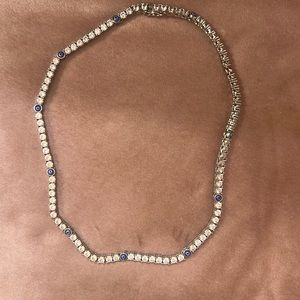 galaxiabeauty evil eye silver necklace